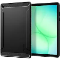 Spigen Rugged Armor (Samsung Galaxy Tab A11), Étui pour tablette, Noir