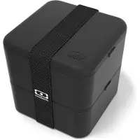 Monbento Square - A Bento Box, Lunch box, Noir