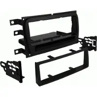 ACV Façade d'autoradio 1-DIN avec vide poche compatible avec Suzuki Aerio/Liana 2004-2008
