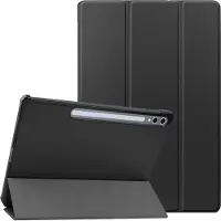 IMoshion Coque tablette Trifold pour Samsung Galaxy Tab S10 Ultra / Tab S9 Ultra - Noir