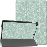 IMoshion Coque tablette Design Trifold pour Apple iPad 9 (2021) 10.2 pouces / iPad 8 (2020) 10.2 pouces / iPad 7 (2019) 10.2 pouces - Botanica