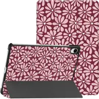 IMoshion Coque tablette Design Trifold pour Samsung Galaxy Tab S11 - Bloom Love Blush