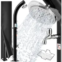 Monzana Douche solaire de jardin noire Bow 20 L