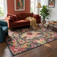 FRAAI Tapis | Estate Rose kilim Vert | 80x150cm | Vert | Rectangulaire | Tapis