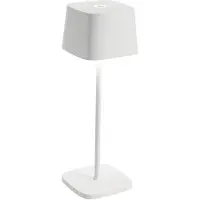 Zafferano Lampe De Table Led Rechargeable Et Dimmable Ofelia Pro White - 2200-2700-3000K - Autonomie Maximale 9H