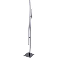 Näve Lampadaire LED, métal, noir, H 130 cm
