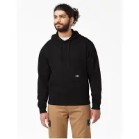 Dickies Hommes, Pull-over, Midweight Pullover Fleece Hoodie Regular, Noir, (L)