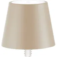 Zafferano Lampe Led Poldina Stopper , Rechargeable Et Portable, Couleur Sable Avec Autonomie Jusqu'À 12 Heures