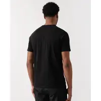 BOSS pour homme. 50517970 T-shirt RN Slim Fit noir (XL), Casuel, Manche courte, Le coton biologique