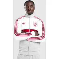 Adidas Vestes d’entraînement 'LFC OG' gris clair / pourpre / blanc