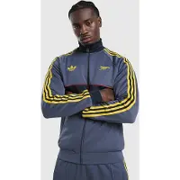 Adidas Veste de survêtement 'FC Arsenal OG' bleu marine / bleu foncé / jaune / rouge cerise