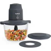 Tefal Choppeo MB603138, 2 l, Noir, Transparent, Verre, Acier inoxydable, 500 W, AC