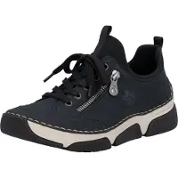 Rieker Chaussure de sport à lacets bleu foncé