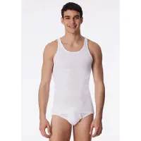 Schiesser Maillot de corps blanc