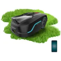 Cecotec , robot tondeuse sans fil - Détection d'obstacles - Modèle Conga Grasshopper 800 ProAI - Autonomie jusqu'à 800 m²