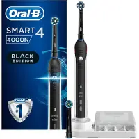 Oral-B Brosse à dents électrique Smart 4 4000N CrossAction, noire