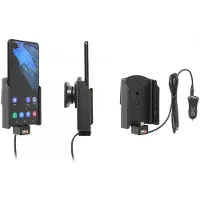 Brodit Support actif Samsung Galaxy S21+ avec câble USB, Support pour smartphone, Noir