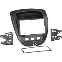 ACV Cadre radio Citroën, Peugeot, Toyota 2 DIN noir