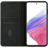 Evelatus Book case Samsung Galaxy A53 Book Case Folio Black (Samsung Galaxy A53), Coque pour téléphone portable, Noir