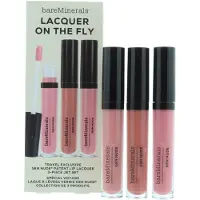 bareMinerals Gen Nude Lip Lacquer Trio Coffret de 3 gloss - Can't Even, Dahling, Major (3.7m (Cant Even, Dahling, Majeur)