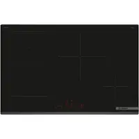 Bosch Table de cuisson Serie 6 PVS83KHC1Z Noir Encastrable 80 cm Table de cuisson à induction 4 Foyer(s)