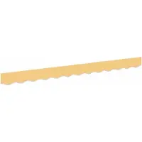 vidaXL , jupe de protection pour marquise, couleur sable, 431 x 20 cm, polyester