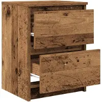 vidaXL Armoire TV imitation bois ancien 40x35x54 cm Bois composite