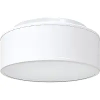 vidaXL Plafonnier avec spots Blanc 30 x 30 x 13,5 cm Tissu