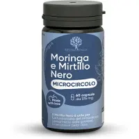 RedMoringa Gélules pour les jambes légères à l'extrait de myrtille et de moringa - Soutient les veines avec des myrtilles et des feuilles de vigne - 60 jours de réserve