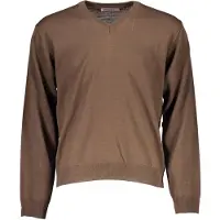 Romeo Gigli Hommes, Pull-over, Pull pour homme, marron, Marron, (L)