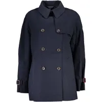 Tommy Hilfiger Femmes, Manteaux, Trench-coat bleu pour femme, Bleu