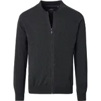 Casamoda Cardigan Zippé Gris Foncé