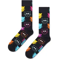 Happy socks Chaussettes hautes et mi-bas Cat Noir Taille 41-46