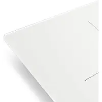 Klarstein PowerGlide Plaque Induction - 2 Zones, 3500W Boost, Plaque Cuisson Induction Encastrable, Curseur Tactile, Minuterie, Sécurité Enfant, Vitrocéramique 30cm, Blanc