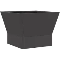 vidaXL Braise Noir 40 x 40 x 35 cm Acier