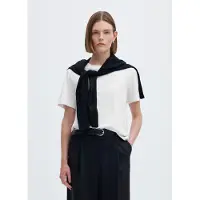 Selected femme T-shirt 'SLFEssential' blanc