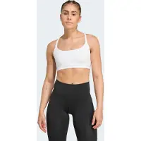 Adidas Soutien-gorge de sport 'All Me' noir / blanc