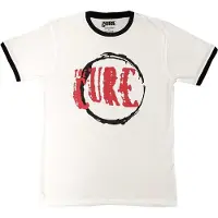 Ginza.se Hommes, T-shirt, Circle Logo Ringer, Blanc, (L)