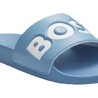 BOSS pour homme. 50536835 Baskets Aryeh bleus (40), Plat, Aucun, Beachwear, Turquoise