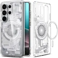 Spigen - Ultra Hybrid - Samsung Galaxy S26 Ultra - Zero One White (Samsung Galaxy S26 Ultra), Coque pour téléphone portable, Transparent, Blanc