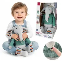Woopie Peluche Interactive Éléphant Avec Son Et Lumière