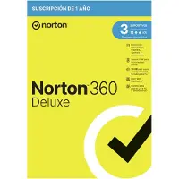 Norton 360 Deluxe, 1 licence, 1 an/années, Base, Support physique