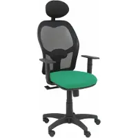 Piqueras Y Crespo Alocén Headboard Ergonomic Office Chair Vert