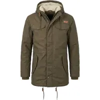 Brandit Manteau d'hiver de - Parka Doublée Marsh Lake - S - XXL - pour Homme - olive - Taille L