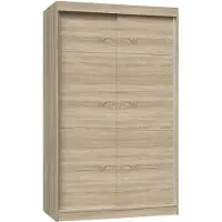 Top E Shop Armoire IGA 120 oak sonoma avec rail décoratif