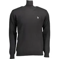 U.s. polo assn. Hommes, Pull-over, Us Polo Assn. Col roulé noir pour hommes, Noir, (XXL)