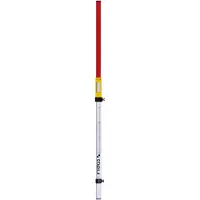 Stabila Mire de nivellement - - NL 7468 - Aluminium anodisé - Hauteur max. 240 cm - Laser et récepteur