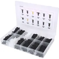 Ks Tools Jeu de clips de fixation pour faisceaux de câbles, 340 pces ( 420.0900 )