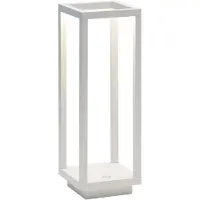Zafferano Lanterne De Table Home Led Blanche 2,2W À Piles Ip54 Safran 3000K 12 H De Puissance Maximale En Aluminium