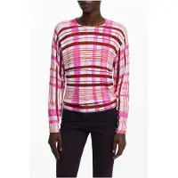 Desigual Femmes, Pull-over, Pull rose pour femme, Rose, (XL)